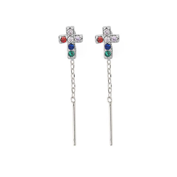 Platinum earrings