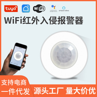 Graffiti WIFI infrared detection alarm home human body sensor alarm infrared anti-theft APP push
