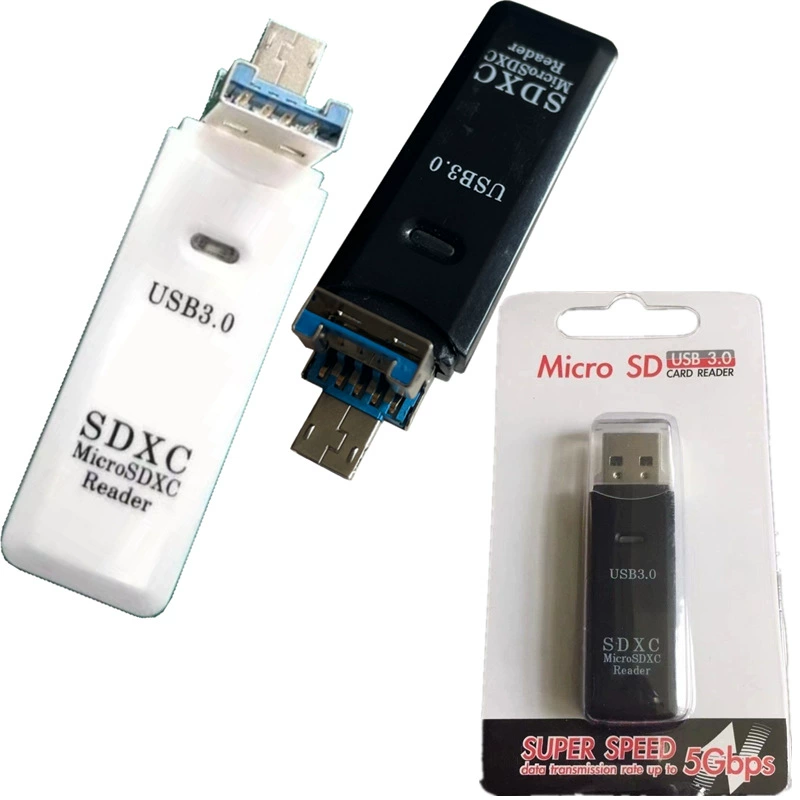 USB3.0 кард-ридер многофункциональный, SD + TF двухв-одном для мобильного V8 и компьютера, комбинированный кард-ридер