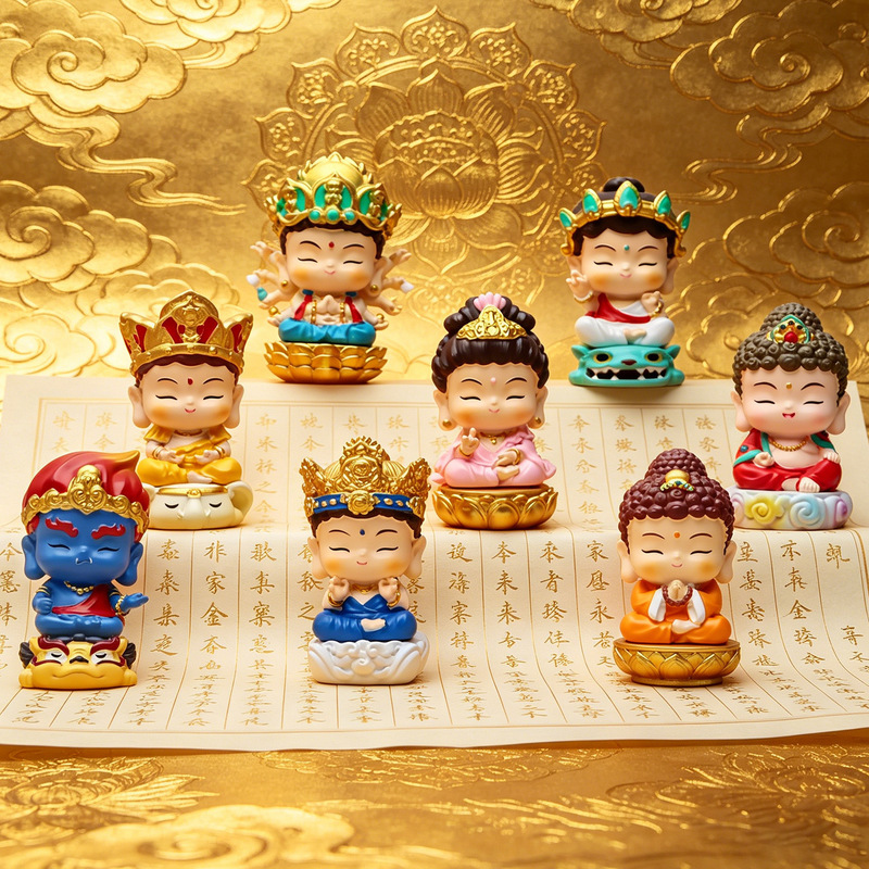 Original Authentic Cute Buddha Figurine for Good Luck, Creative Zodiac Buddha Statue for the Year of Birth, Wholesale Original Authentic Cute Buddha Figurine for Good Luck, Creative Zodiac Buddha Statue for the Year of Birth, Wholesale