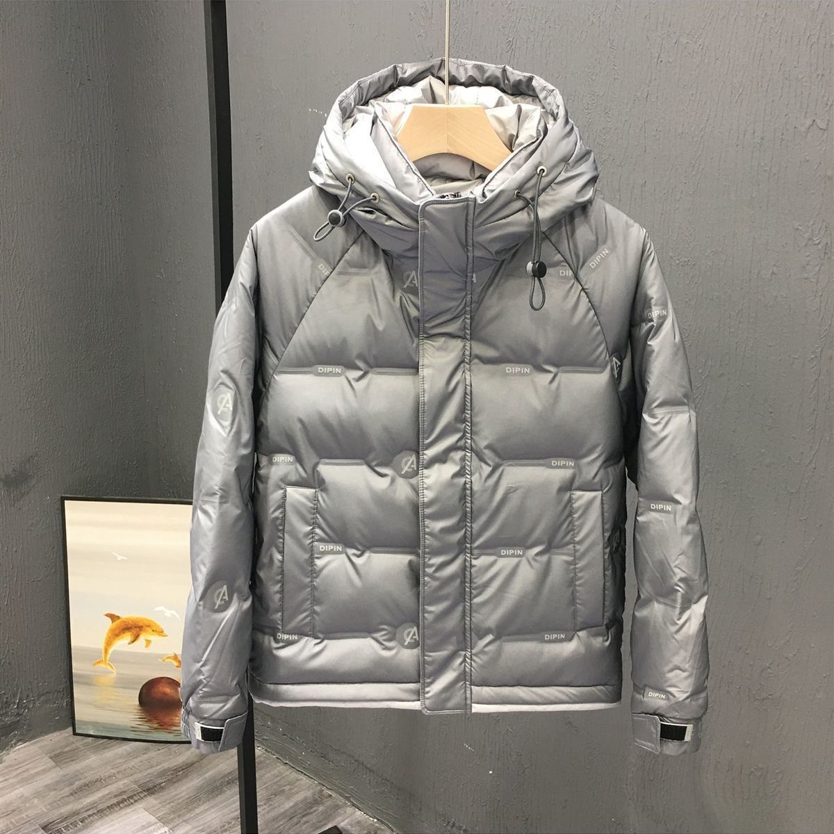 2025 invierno chaqueta de plumón hombre tendencia de otoño y invierno guapo casual versátil abrigo de invierno calentamiento nuevo hombre