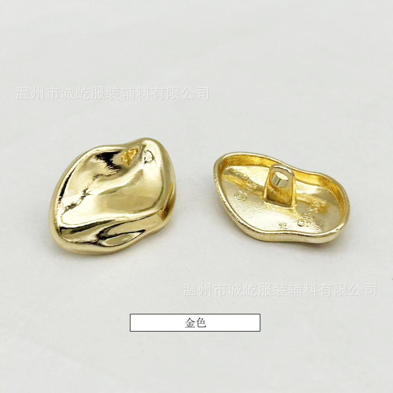 18MM*특별한 모양의 버클*골드