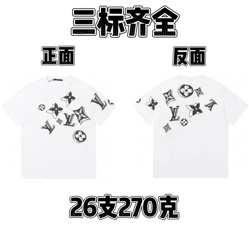 25春夏純綿ラウンドネック半袖Tシャツ漫画文字プリントカジュアルルーズ万能トップス流行万能|undefined