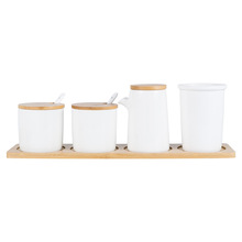 北欧陶瓷调味创意调料盒套装面馆商用家用厨房盐罐酱油瓶辣椒鹏德