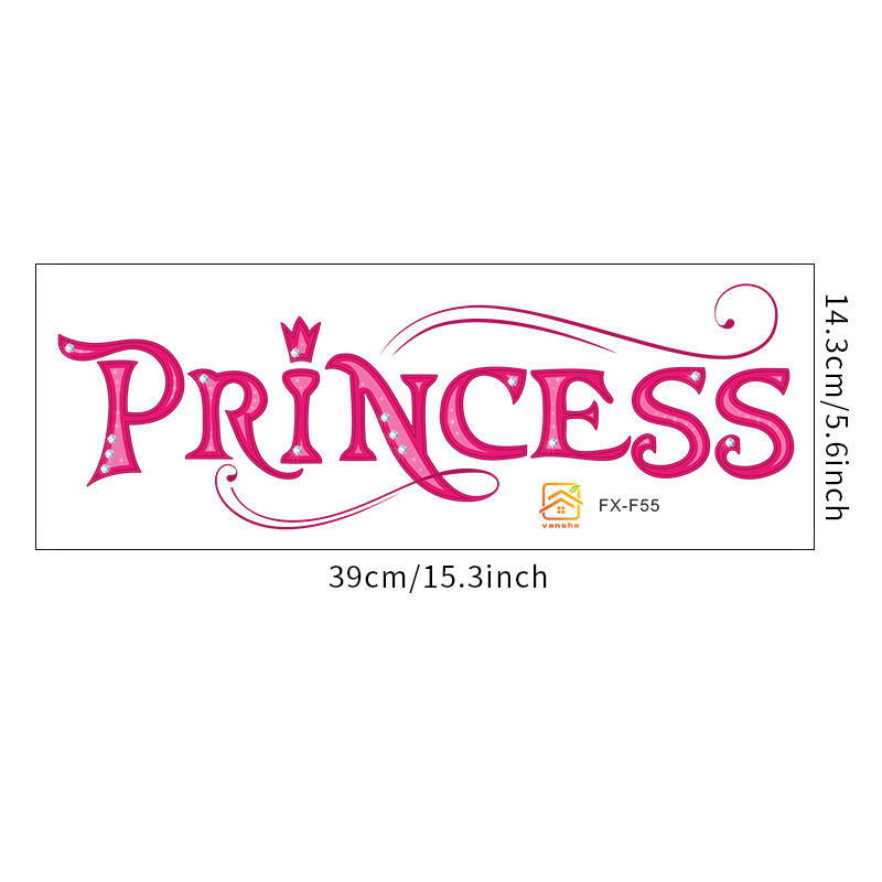 New Fashion Letter Princess Wall Stickers display picture 2