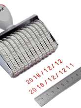 小数字印章4 6 8 10 12 14位转轮号码印可调数字日期印章