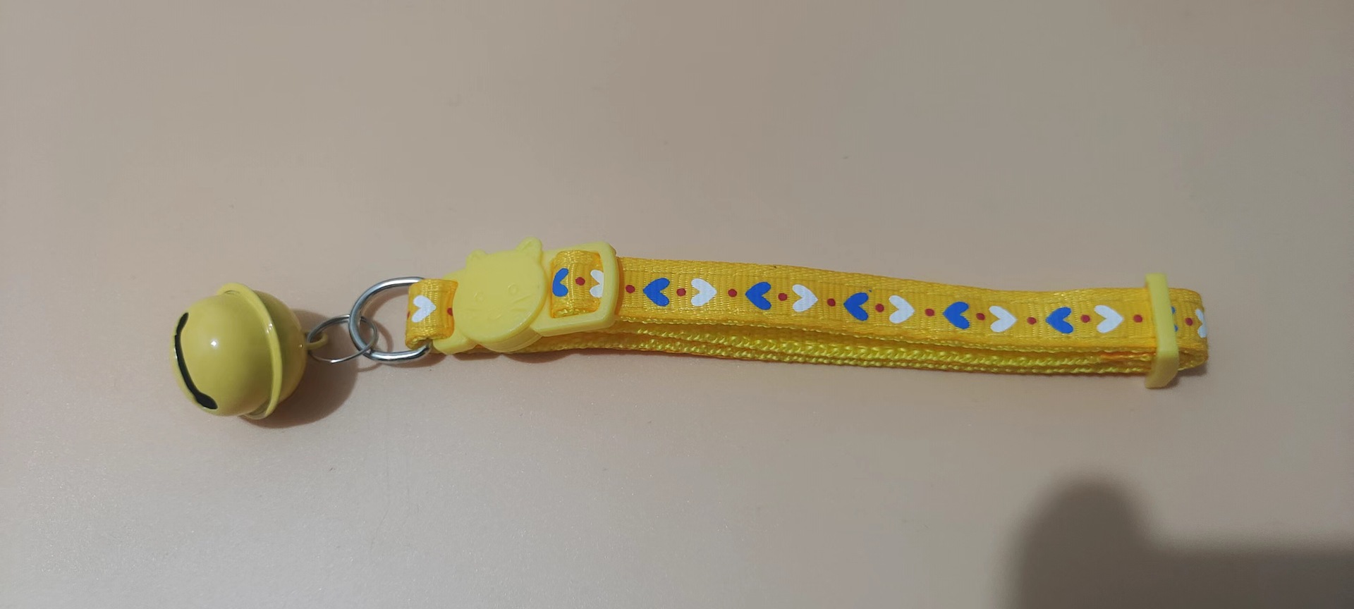 1.0 Collar de parche de amor para mascotas Collar de hebilla de perro Collar de gato Collar de parche Collar de campana Lote de suministros para mascotas