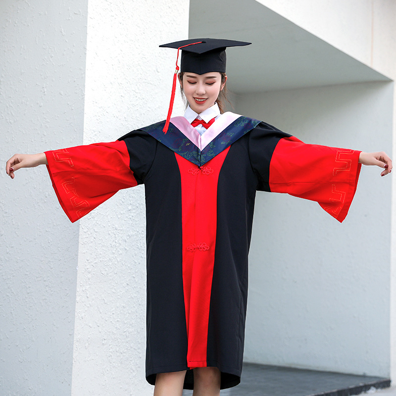 博士服批发高中成人礼博士服学士服硕士导师服大学博士生毕业礼服
