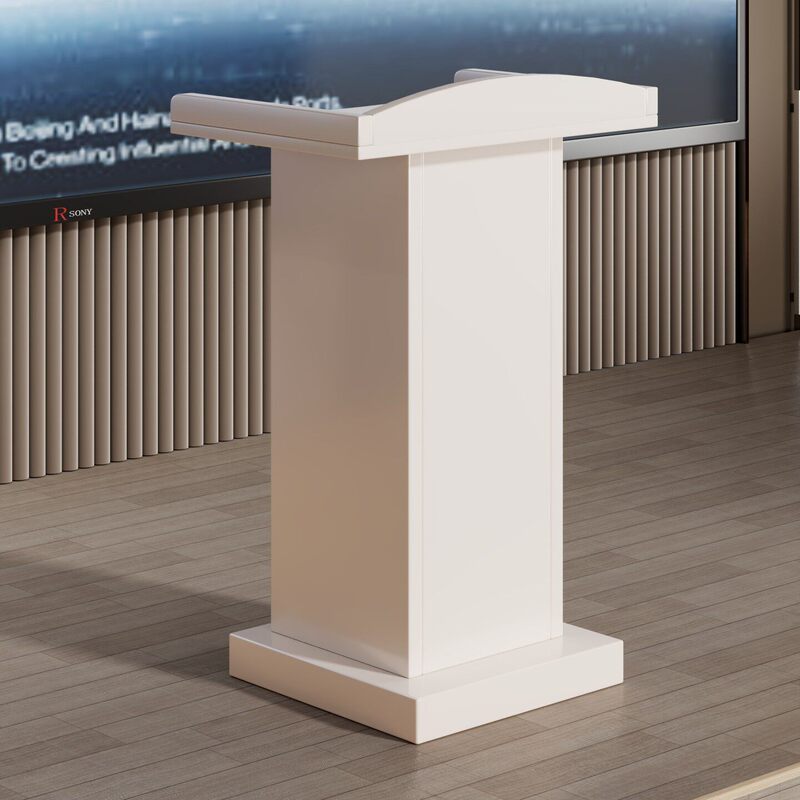 Lecture Podium, School Classroom, Training Class Lecture Table, Simple Conference Host Desk, Reception Desk, Information Desk