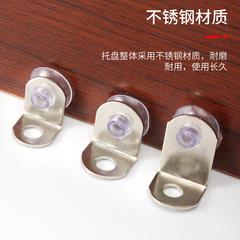 90-degree glass panel support bracket seven-word suction cup partition holder connector stainless steel suction cup plate holder furniture hardware