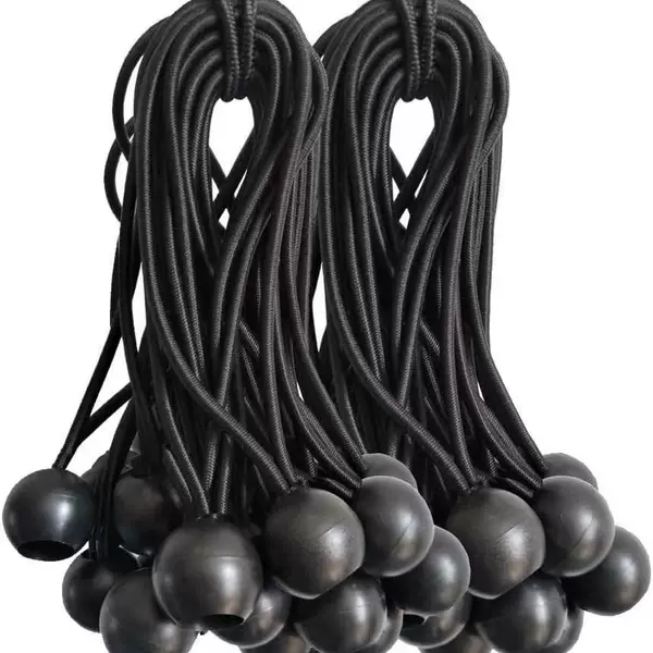 3mm Outdoor Fixed Tent with Plastic Ball Elastic Rope Latex Silk Ball Head Elastic Rope Multi-Purpose Elastic Ball Rope