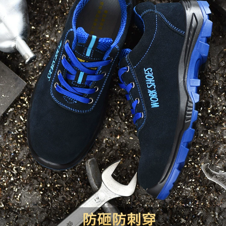 2025 новых защитных ботинок для мужчин и женщин, противоударные, противопрокольные, дышащие рабочие ботинки, универсальные износостойкие и изолированные для всех сезонов.
