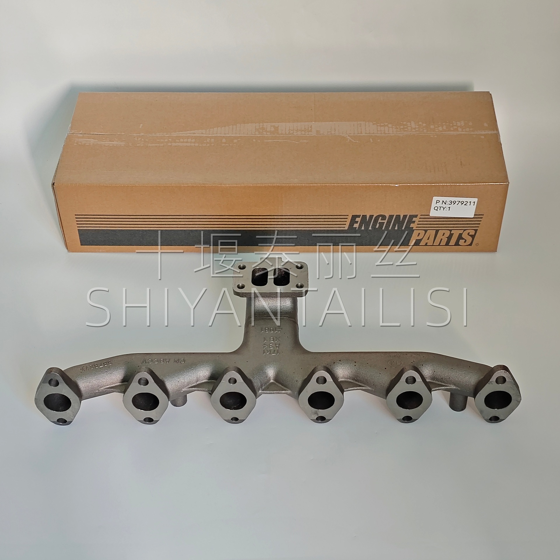 3979211 Exhaust manifold is suitable for Cummins ISDE6.7L diesel engine exhaust pipe