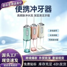 电动冲牙机家用可携式水牙线 线正畸口腔洁牙齿清洁洗牙神器去牙