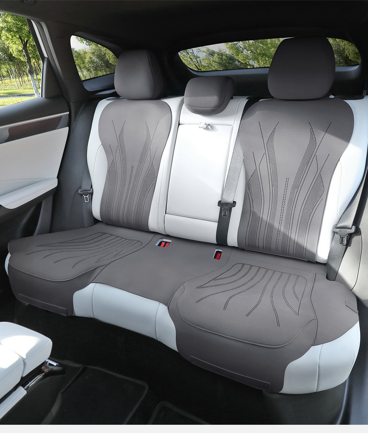 Suitable for Geely Galaxy M7 Special Car Seat Cushions, All-Season Universal Seat Covers, Semi-Covered Suede Ventilated Seat Covers