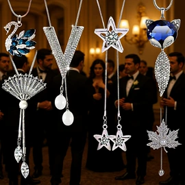 毛衣链;项链;耳钉