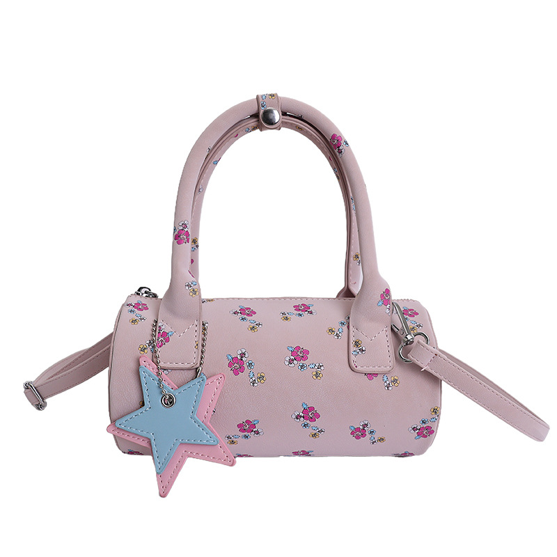 Moda nueva pequeña flor de mujer 2026 nueva bolsa de almohada de viaje mochila de hombro bolso bajo la axila de nicho