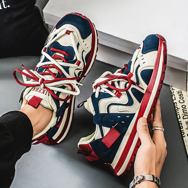 Zapatos Deportivos Casuales Transpirables para Hombre, Tendencia TikTok y Kuaishou, Primavera 2026, Zapatos Modernos para Hombre, Estilo Forrest Gump