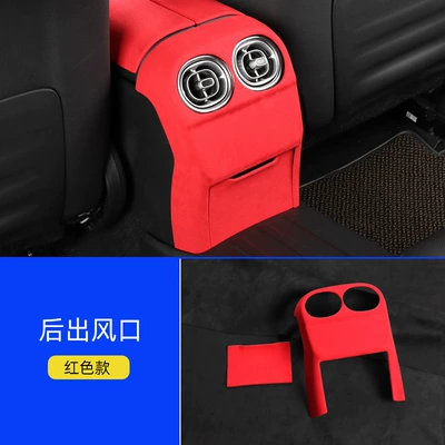 new C- class central: Automotive Film - suede-rear-air-outlet-mask-red