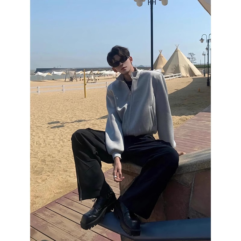Giacca uomo americana cleanfit spalle imbottite oversized_voghion.com