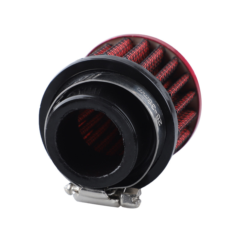 Car modification high-flow air intake small mushroom head secondary air intake universal exhaust pipe filter mushroom 25MM