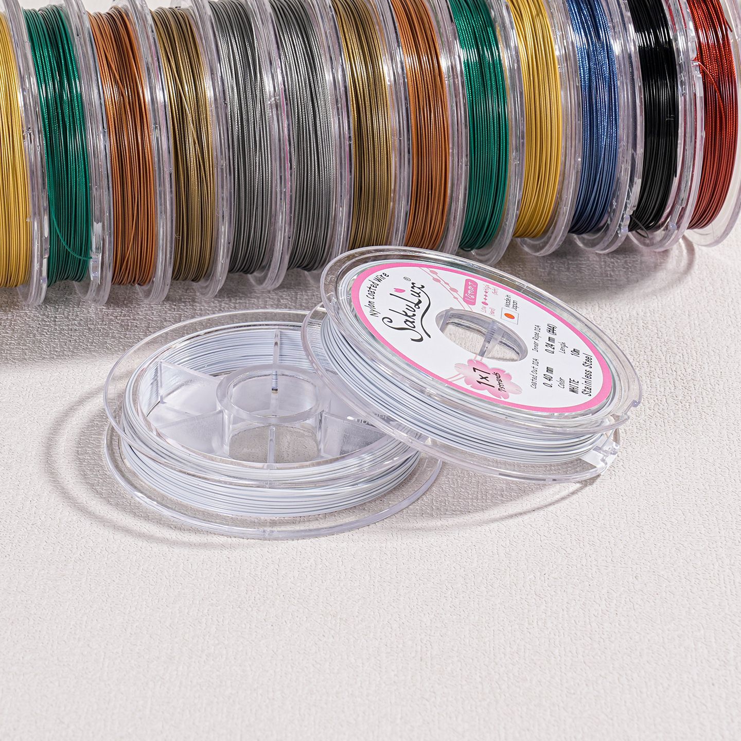 Japón importó alambre de acero suave de 0,4mm collar de perlas de hilo suave de diez metros pendientes de perlas accesorios de joyería con cuentas de bricolaje image 14