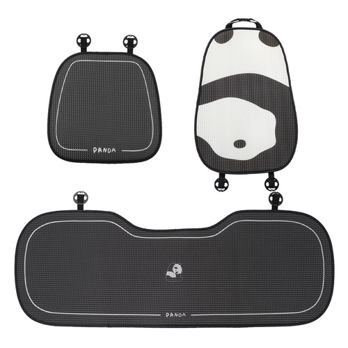 Cute panda car seat cushion honeycomb breathable and comfortable car seat cushion creative cartoon summer car seat cushion