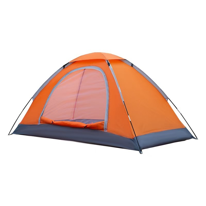 Venta directa de fábrica al aire libre doble adulto tienda de campaña suministros para acampar en la playa de una sola capa conveniente, instalación simple y rápida