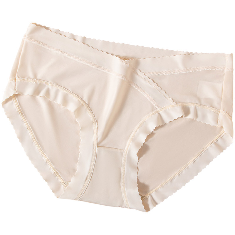 Ropa interior de mujer embarazada verano fino puro algodón antibacteriano entrepierna temprano, medio y tarde cintura baja vientre soporte de seda de hielo sin costuras ropa interior de gran tamaño para mujeres