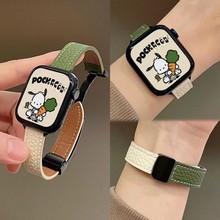 �m��Apple�O��iwatchS10/9Ultra8765432�ֱ펧����ƴɫ��Ƥ������