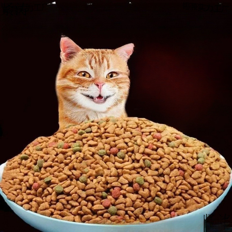 Wholesale Staple Cat Food, General-Purpose Cat Food, General-Purpose Cheek Fish Meat Hair Growth Food, Natural Cat Food, Kitten Fat into Food