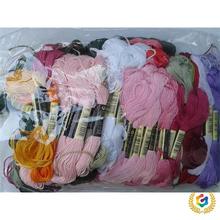 ✅十字绣线配线补线丝棉线清明上河图马到成功八骏图迎客松线号色