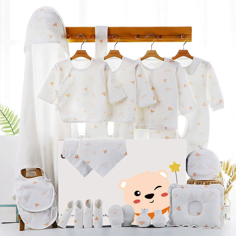 Подарочная коробка Baby Gift Box Set, 18–22 предметов одежда для новорожденных унисекс демисезонная, подарочная коробка со стеклом
