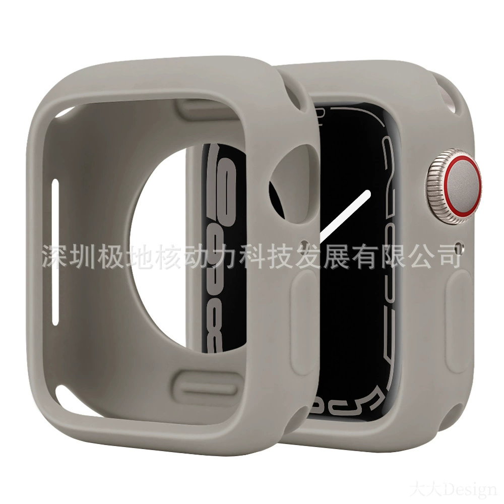 Защитный чехол для Apple Watch, совместимый с Apple Watch, цвета конфет, Applewatchs9ultras87-го поколения, мягкий силиконовый чехол