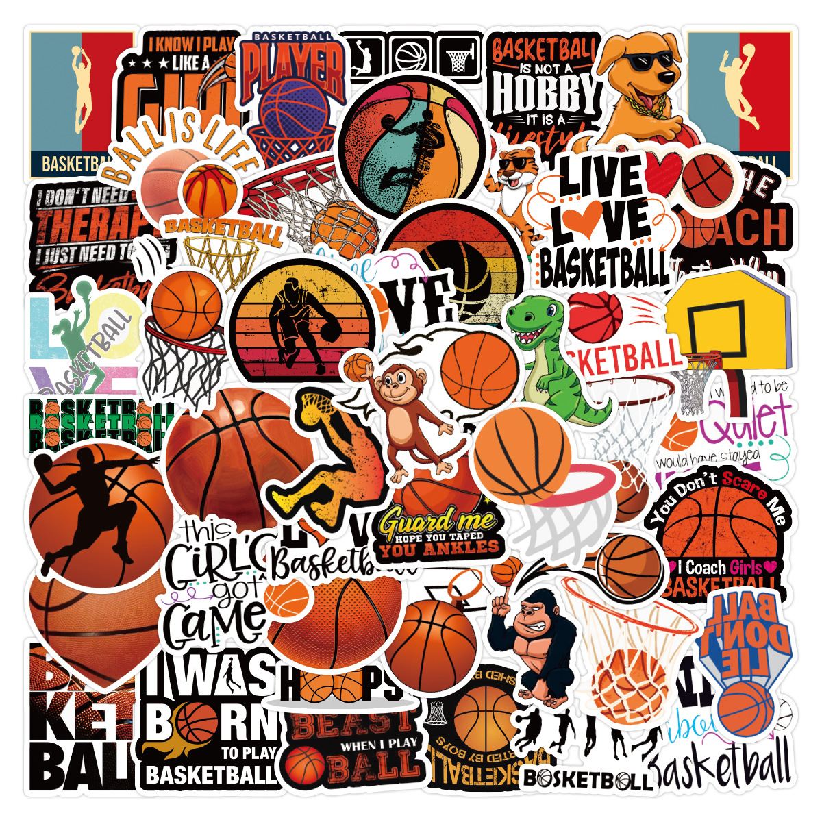 1500 bolas mixtas estrellas pegatinas de graffiti fútbol hockey béisbol portátil impermeable skate troquelado pegatinas