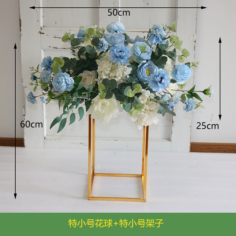 [婚庆道具花球绢花成品森系花艺路引花婚礼酒店舞台橱窗装饰]