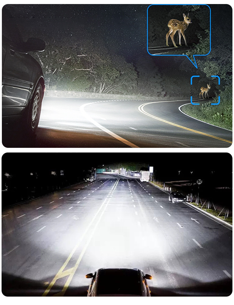 Amazon New Car Led Headlight 1:1 Direct Plug Mini H1 H7 H3 H11 P13W9005 9006