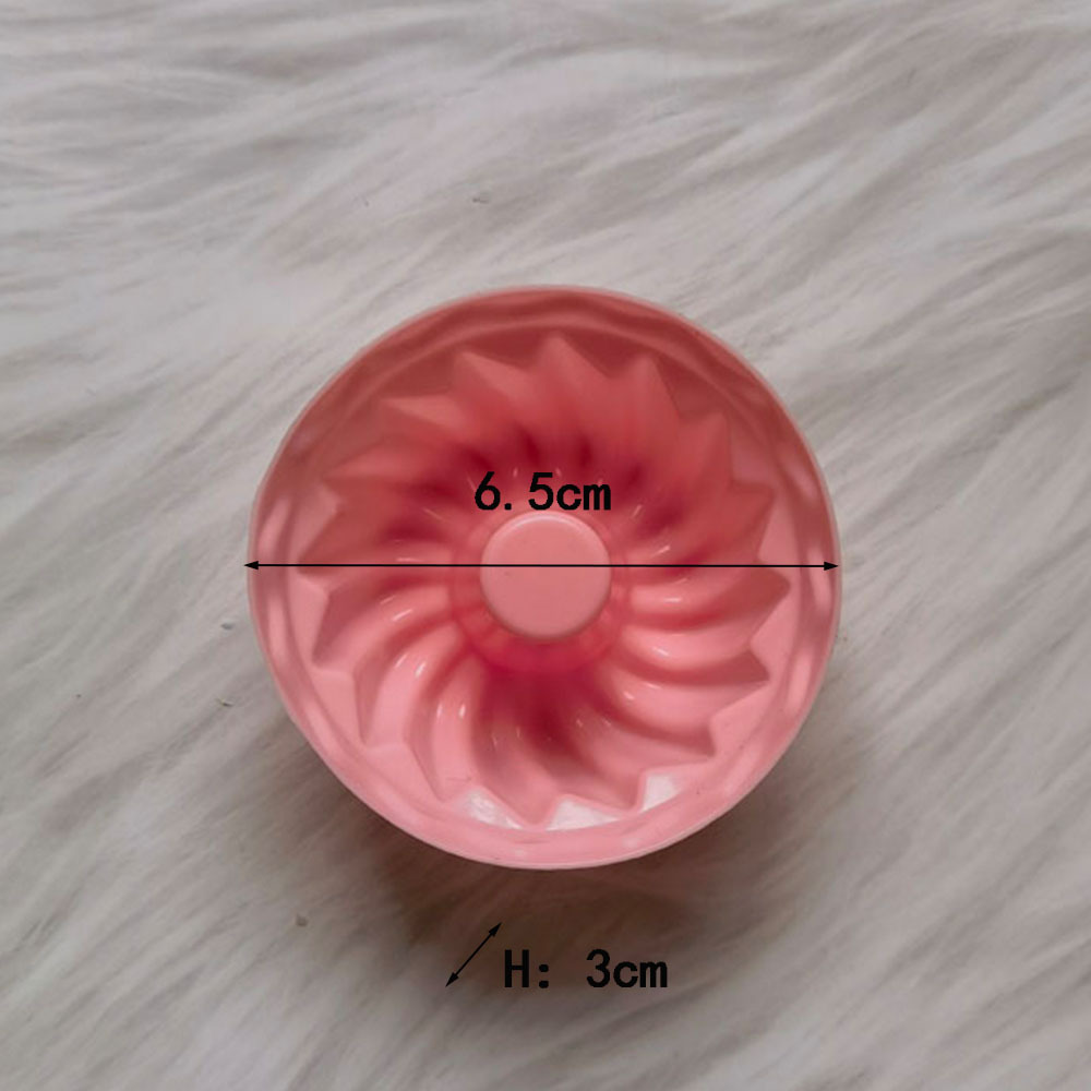 Pequeño Savarin muffin 317 pastel molde de silicona molde de pastel gelatina torta molde de pan herramientas de cocción