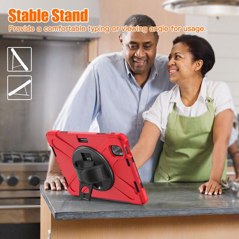 Suitable for Xiaomi Mi Pad 5/5 Pro Rotating Stand Thick Tablet Protective Cover All-Inclusive Anti-Fall