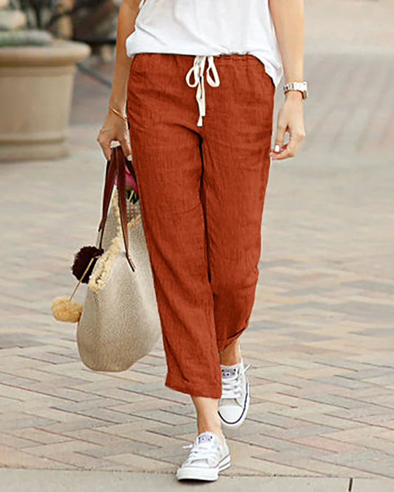 Cotton Pants Image 11