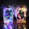 Plastic square bottle, aquarium, full set, internet celebrity