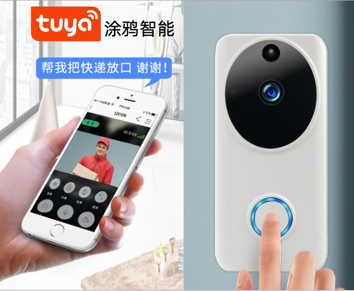 tuya graffiti doorbell doorbell wireless...