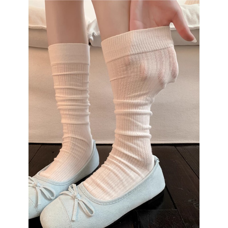 Ballet-Style Socks for Women, Summer Thin Cotton Mesh Breathable Miu-Style Ballet-Style Slouch Socks for Summer Ballet-Style Socks for Women, Summer Thin Cotton Mesh Breathable Miu-Style Ballet-Style Slouch Socks for Summer