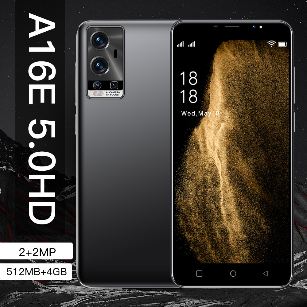 A16E跨境新款5.0寸现货3G安卓智能手机 厂家外贸低价海外仓代发