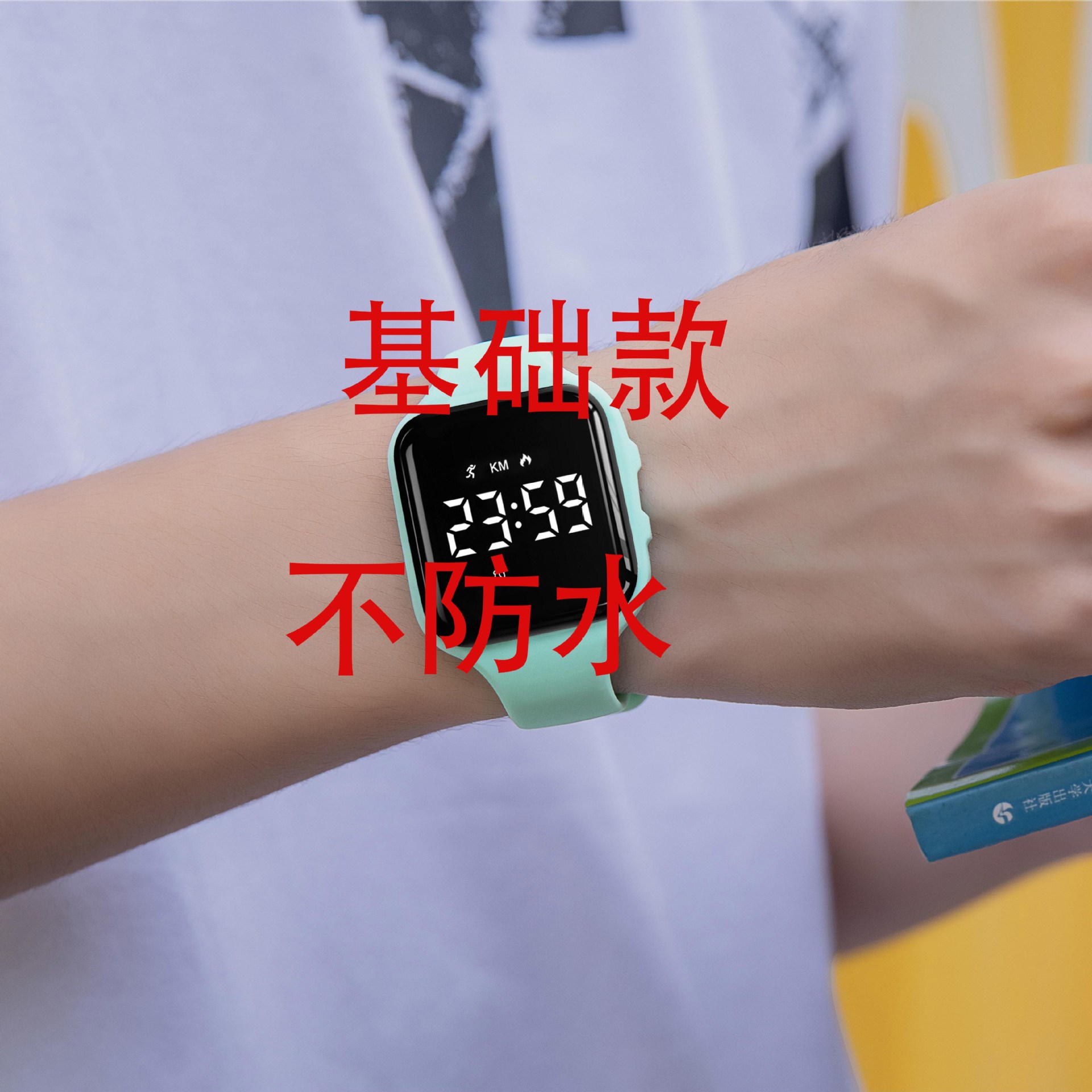 The snap buckle is not waterproof (light green)