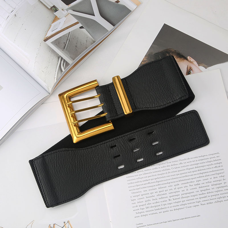 Fashion Solid Color Pu Leather Buckle Women's Leather Belts 1 Piece display picture 2