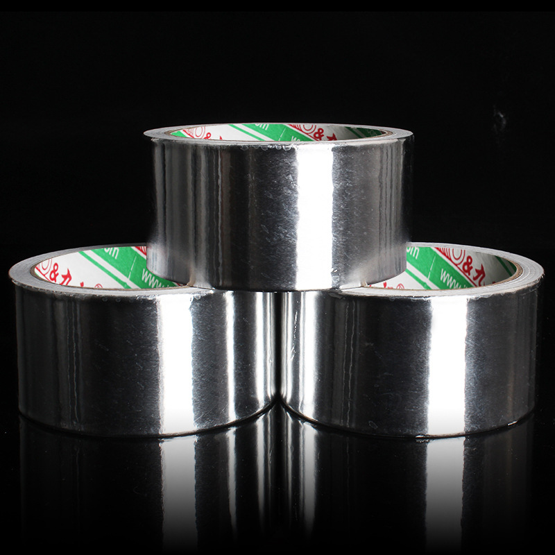 Cinta de papel de aluminio autoadhesiva, tubo de aislamiento de caucho y plástico, algodón de aislamiento térmico, resistente a altas temperaturas, impermeable y antienvejecimiento, papel de revestimiento de fugas, papel de aluminio