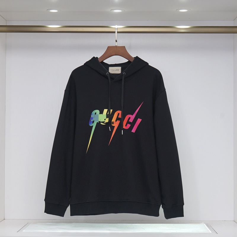 跨境新款古GU满印奇CCI魔术贴连帽卫衣网红上衣衣服长袖上衣外套|undefined