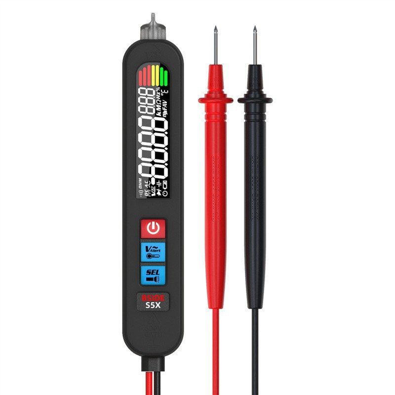 BSIDE艾默S5X彩屏充电款智能电笔万用表电工维修线路断点万能表
