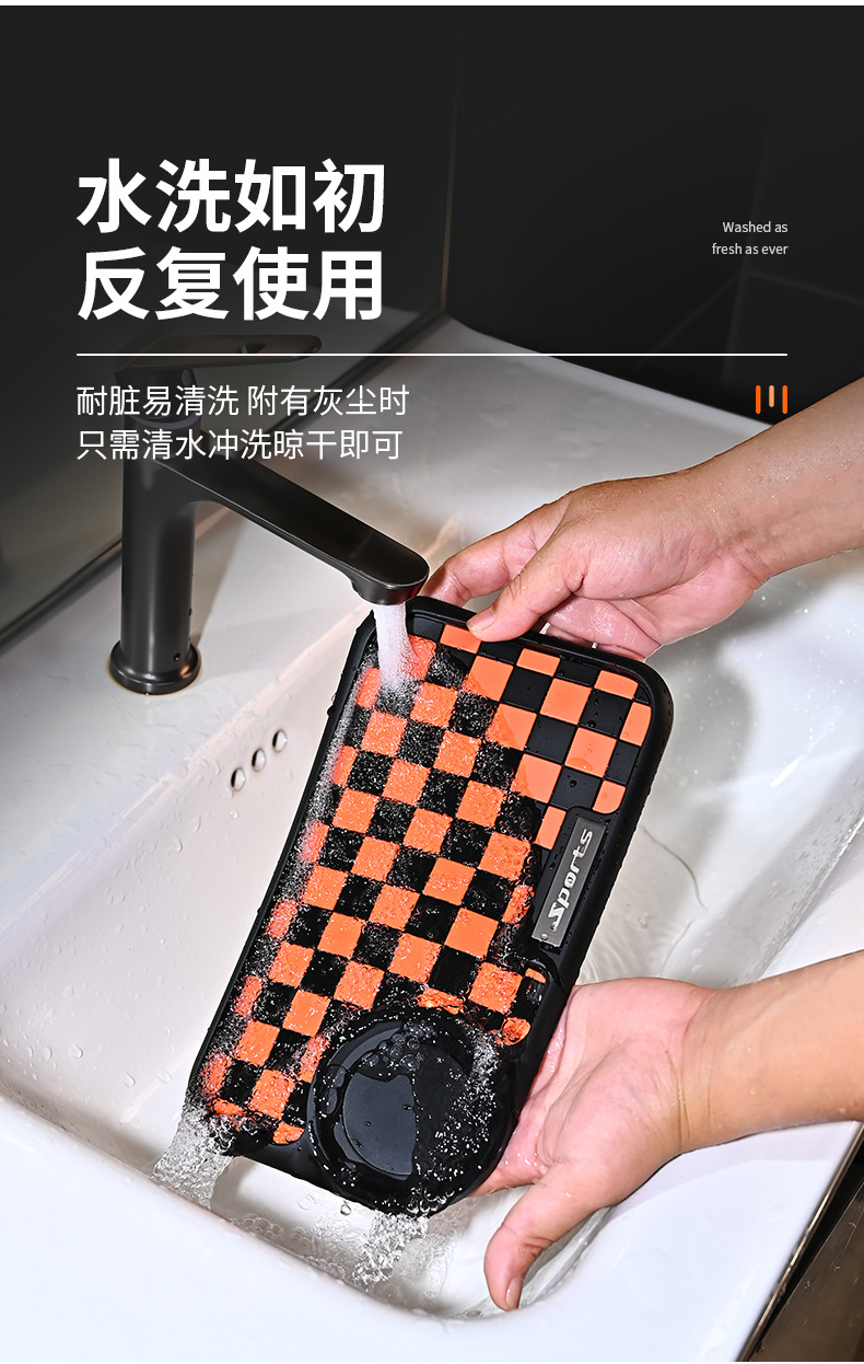 Car Ornaments Anti-Slip Mat Center Console Car Interior Accessories Dashboard Mobile Phone Pvc Fixed Car Storage Mat High Temperature